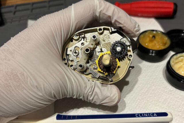 釣具　リール　オーバーホール　ダイワ　TD-Z TYPE-R+ 103H　ボディ内部