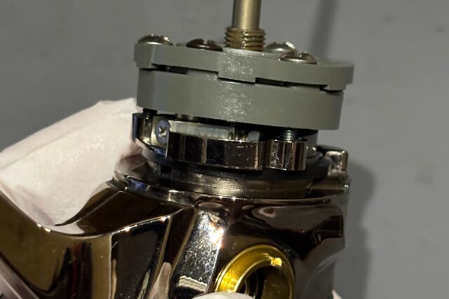 釣具　リール　オーバーホール　シマノ　ミレニアムステラ4000SS　ワンウェイクラッチ確認　ワンウェイクラッチズレあり