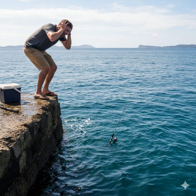 リール水没　落水