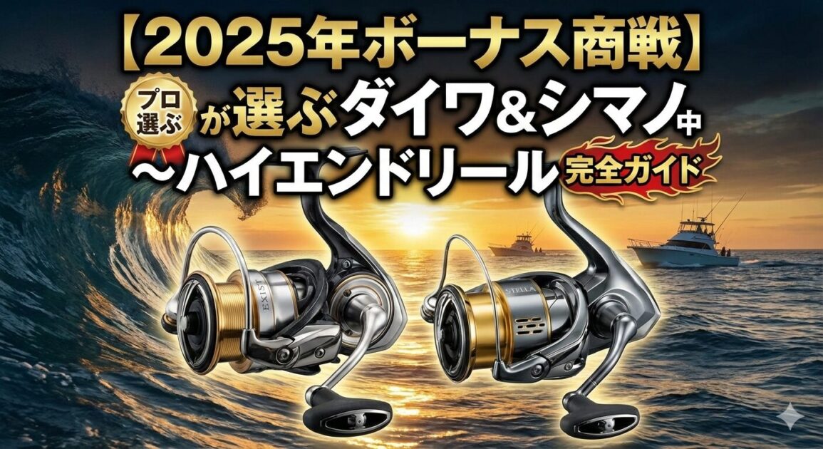 ダイワシマノハイエンドリール完全ガイド