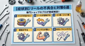 リールの不具合　６選　症状別
