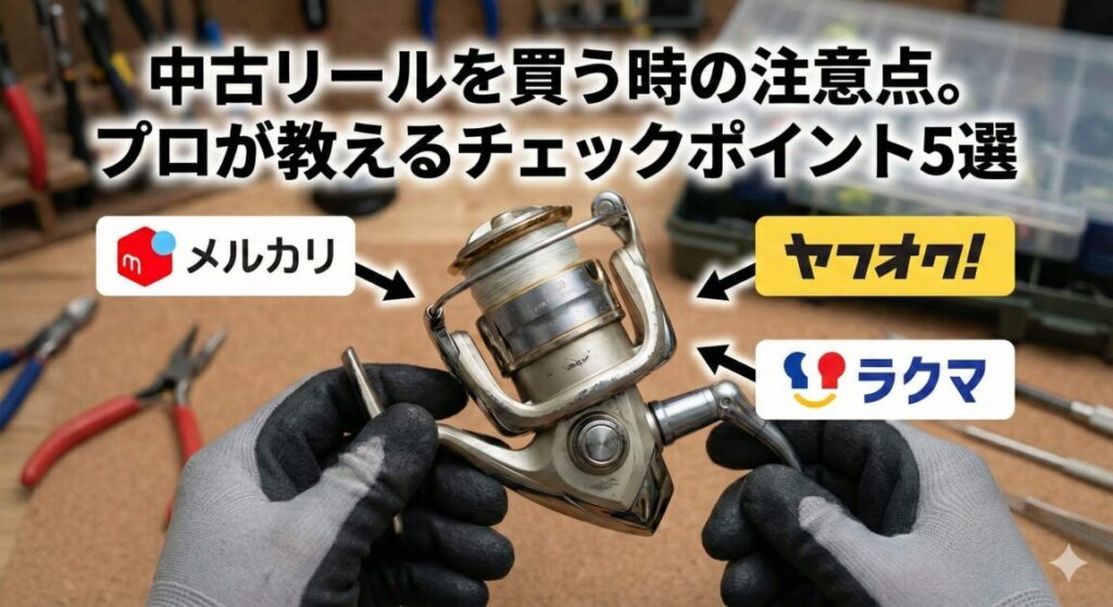 中古　リール　メルカリ　問題