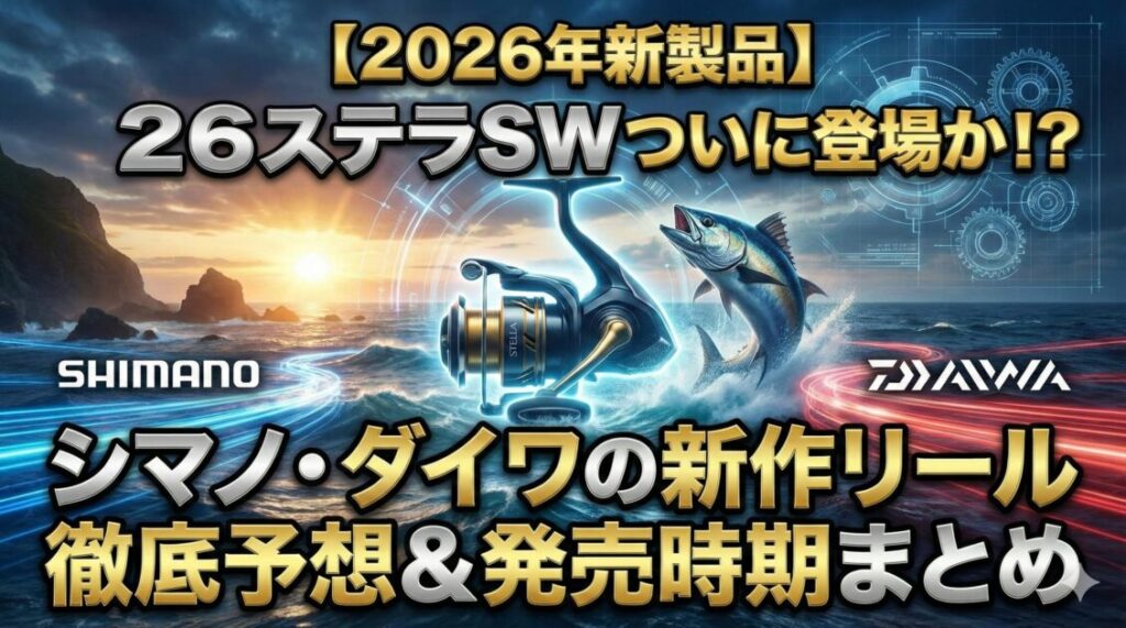 シマノ発売予想2026 ダイワ発売予想2026
