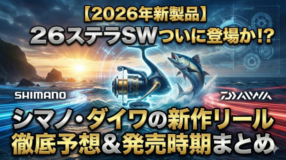 シマノ発売予想2026 ダイワ発売予想2026