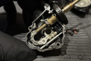 釣具　リール　シマノ　ヴァンキッシュCE　分解　ボディ内部