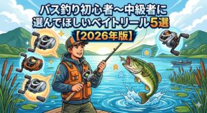 バス釣り初心者ベイトリールお勧め