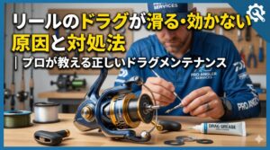 ドラグ　滑る　リール　オーアバーホール　
