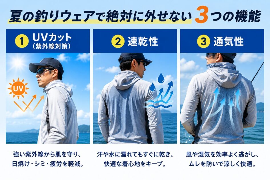 夏　釣りウェア　洋服　おすすめ
